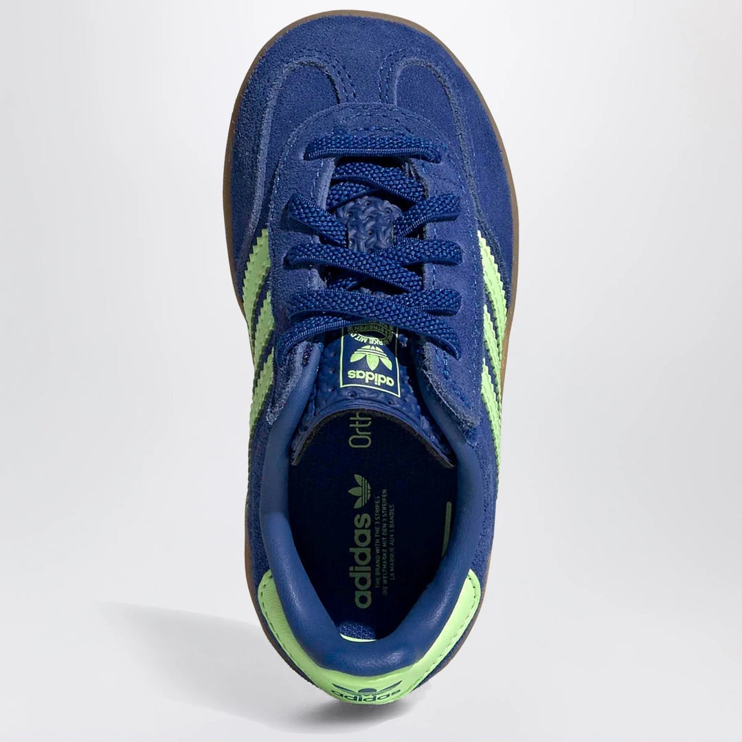 adidas Originals - Gazelle Indoor sneakers in Royal Blue / Green Spark / Gold Metallic Brand Apparel &amp; Accessories > Shoes