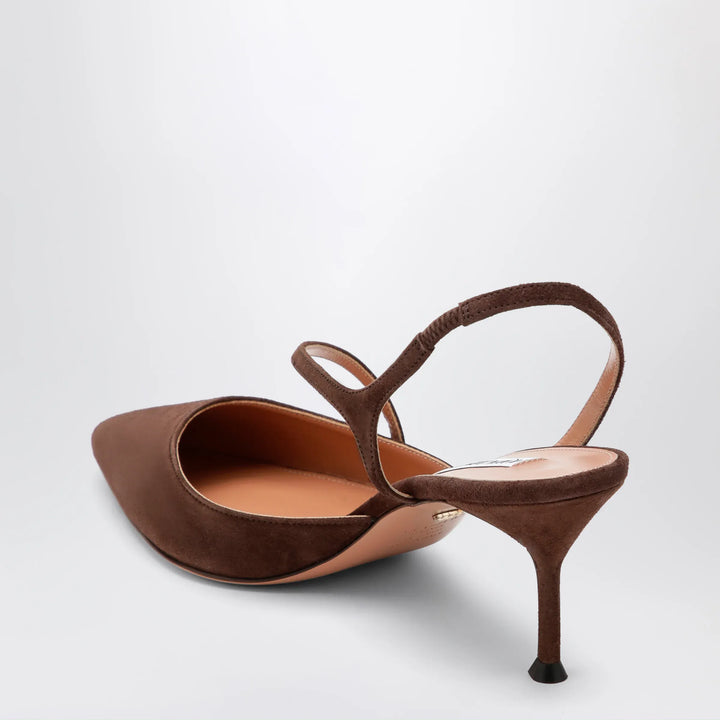 Aquazzura - Espresso Dynasty suede pumps Brand Apparel &amp; Accessories > Shoes