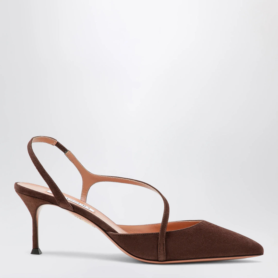 Aquazzura - Espresso Dynasty suede pumps Brand Apparel &amp; Accessories > Shoes
