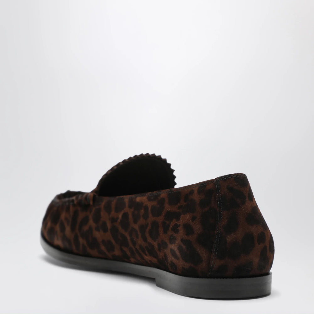 Aquazzura - Leopard-print suede loafers Brand Apparel & Accessories > Shoes