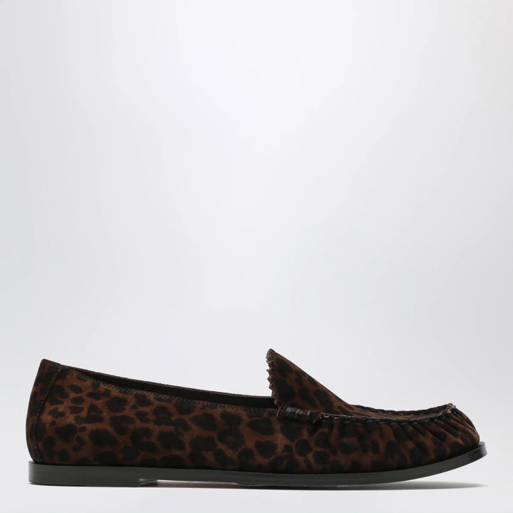 Aquazzura - Leopard-print suede loafers Brand Apparel &amp; Accessories > Shoes