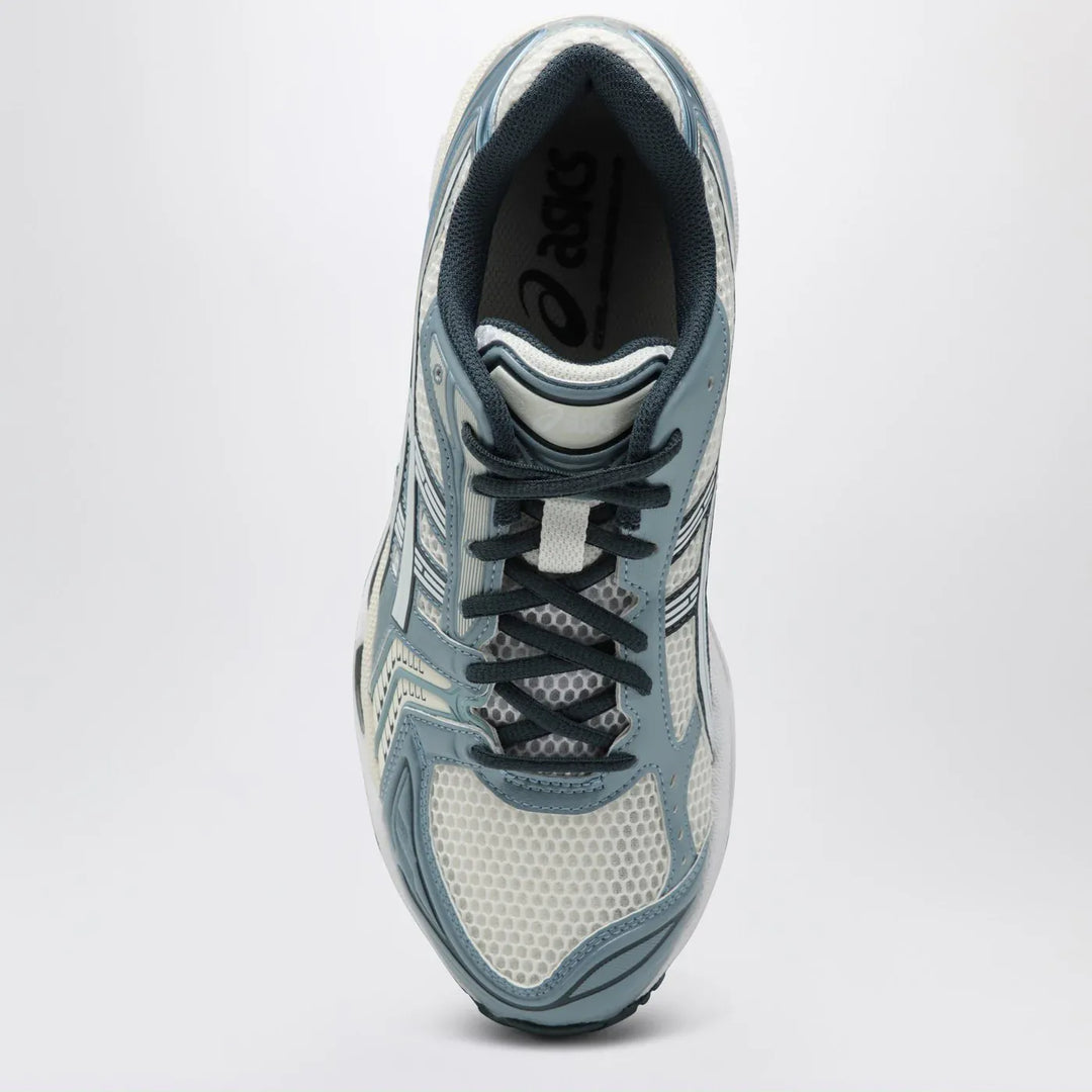ASICS - Gel-Kayano 14 Sneakers in Cream/Raw Indigo Brand Apparel &amp; Accessories > Shoes