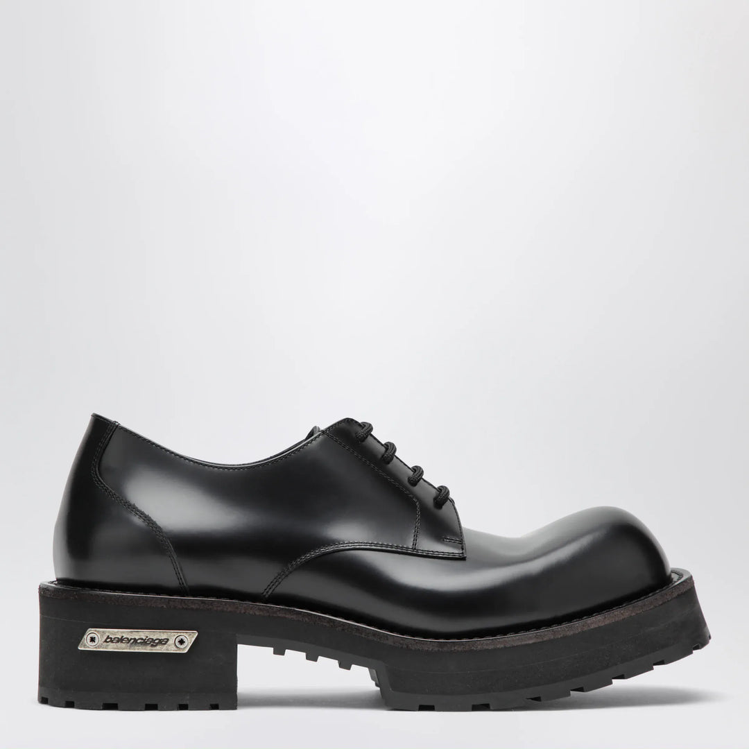 Balenciaga - Denom derby shoes in calfskin leather Brand Apparel &amp; Accessories > Shoes 42 IT