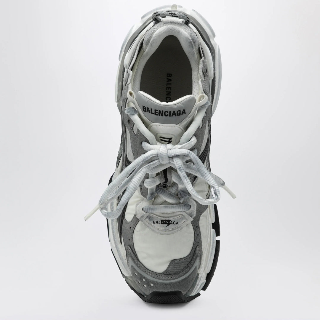 Balenciaga - Grey/white/black Runner sneakers in nylon Brand Apparel &amp; Accessories > Shoes