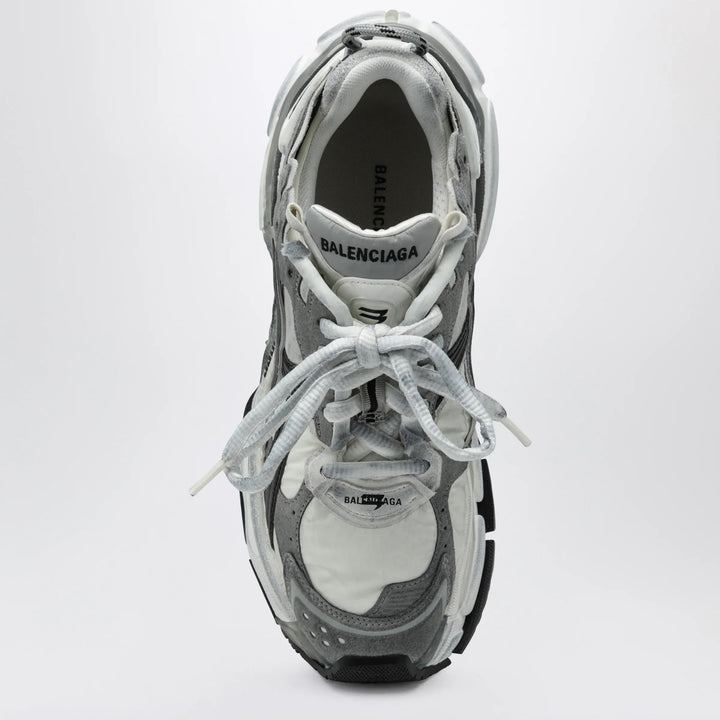 Balenciaga - Grey/white/black Runner sneakers in nylon Brand Apparel &amp; Accessories > Shoes
