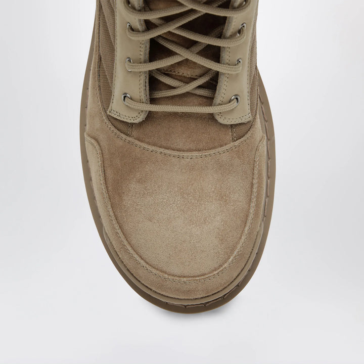 Balenciaga - Sand-colored nubuck Combat Strike boots Brand Apparel &amp; Accessories > Shoes