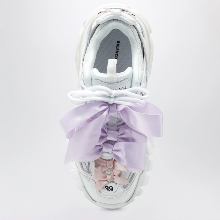 Balenciaga - Track Bow Sneakers in mixed materials, white and pink Brand Apparel &amp; Accessories > Shoes