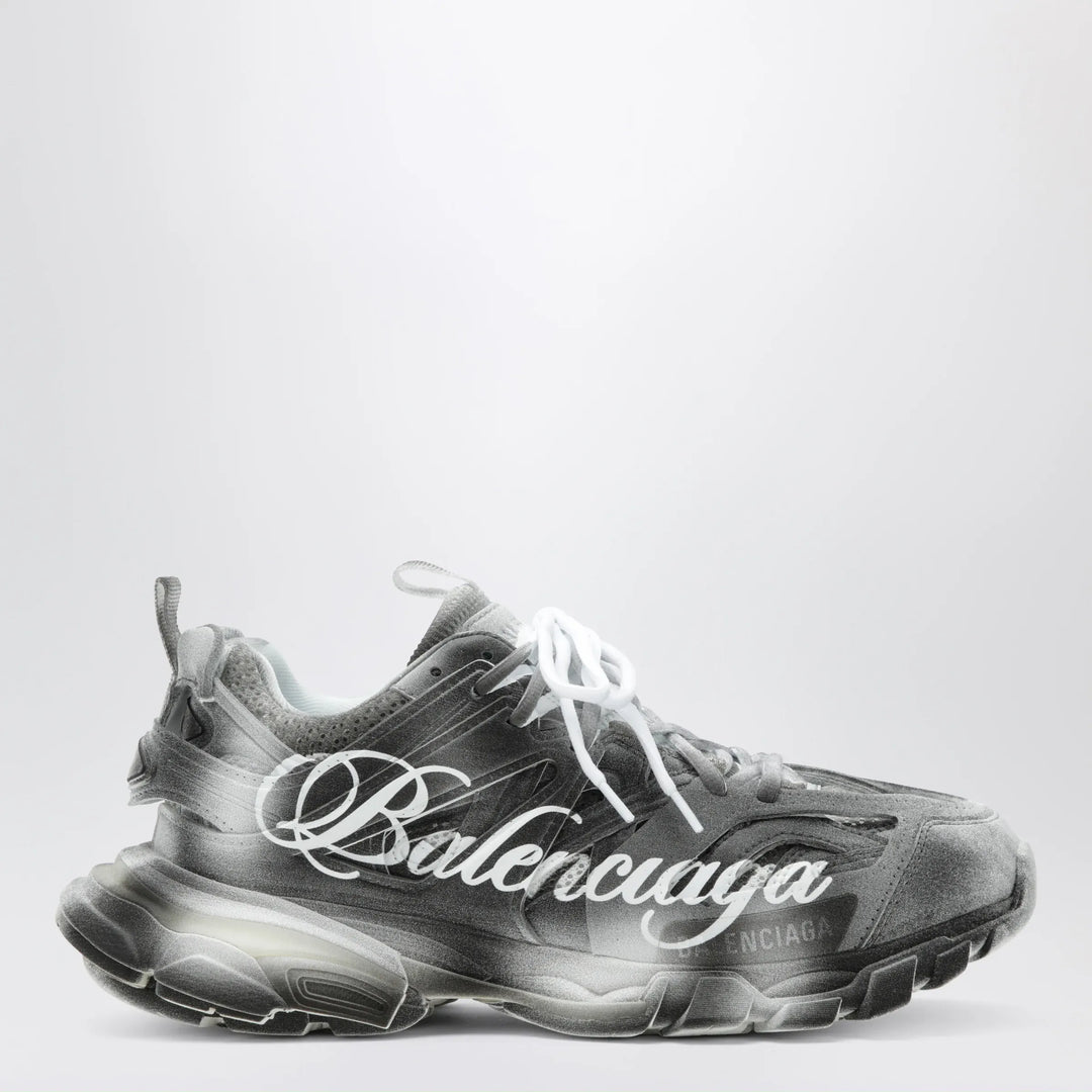 Balenciaga - Track Stencil Logo sneakers in black/white Brand Apparel & Accessories > Shoes 36 IT