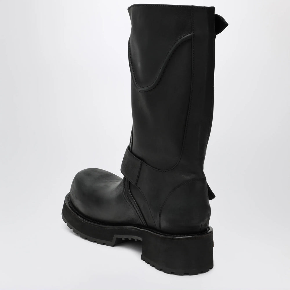Balenciaga - Venom black calfskin boots Brand Apparel & Accessories > Shoes 41 IT