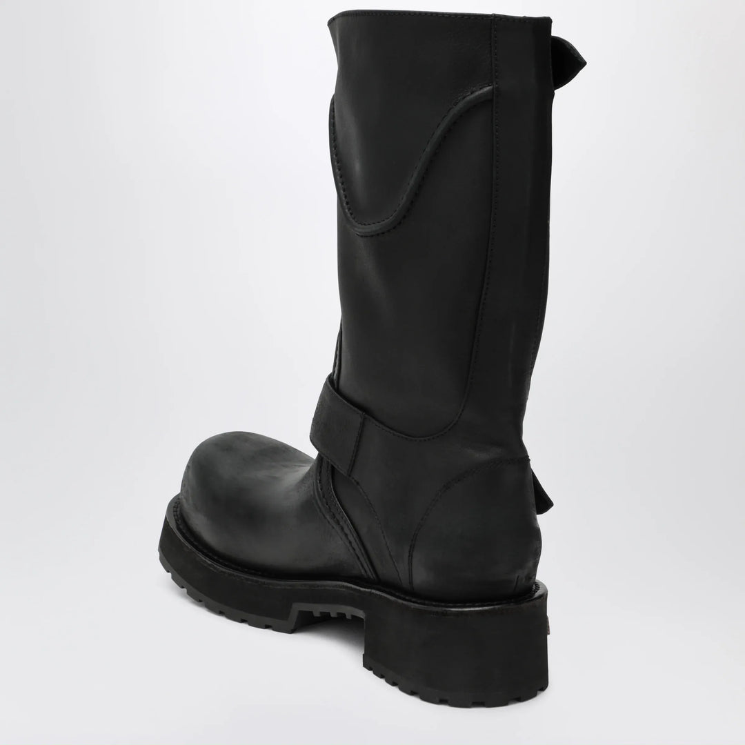Balenciaga - Venom black calfskin boots Brand Apparel &amp; Accessories > Shoes 41 IT