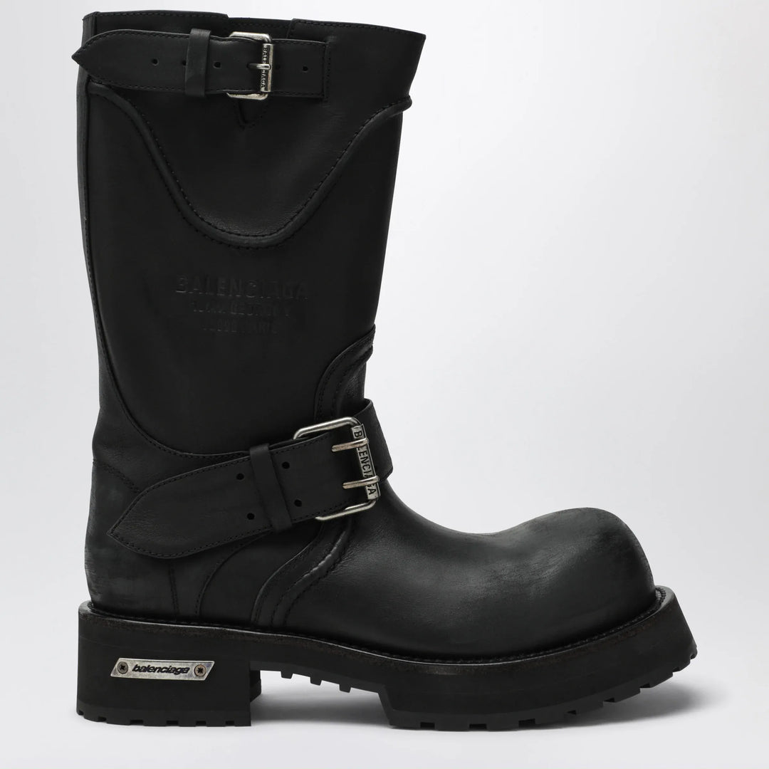 Balenciaga - Venom black calfskin boots Brand Apparel &amp; Accessories > Shoes 41 IT