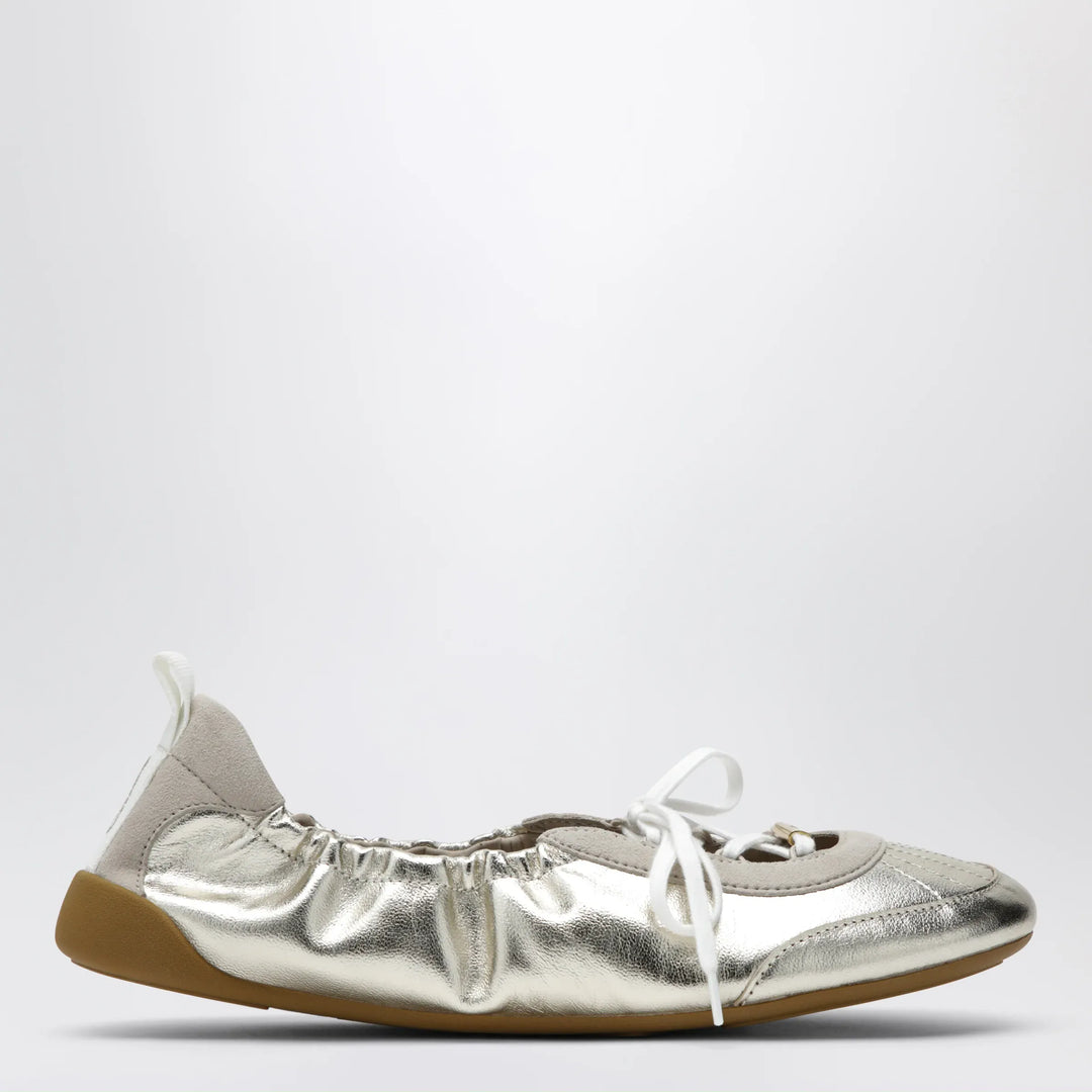 Chloé - Chloé Kick ballet sneakers in metallic nappa leather Brand Apparel & Accessories > Shoes 36 IT