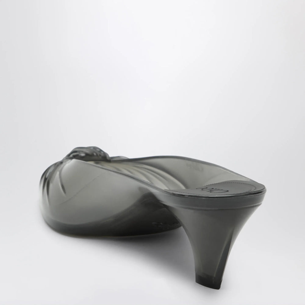 Chloé - Jelly clog mules in transparent TPU, grey Brand Apparel & Accessories > Shoes