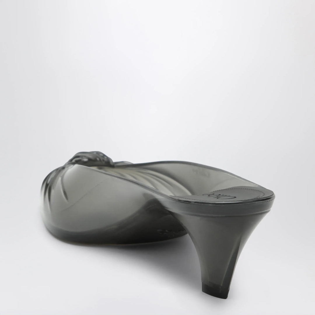 Chloé - Jelly clog mules in transparent TPU, grey Brand Apparel &amp; Accessories > Shoes