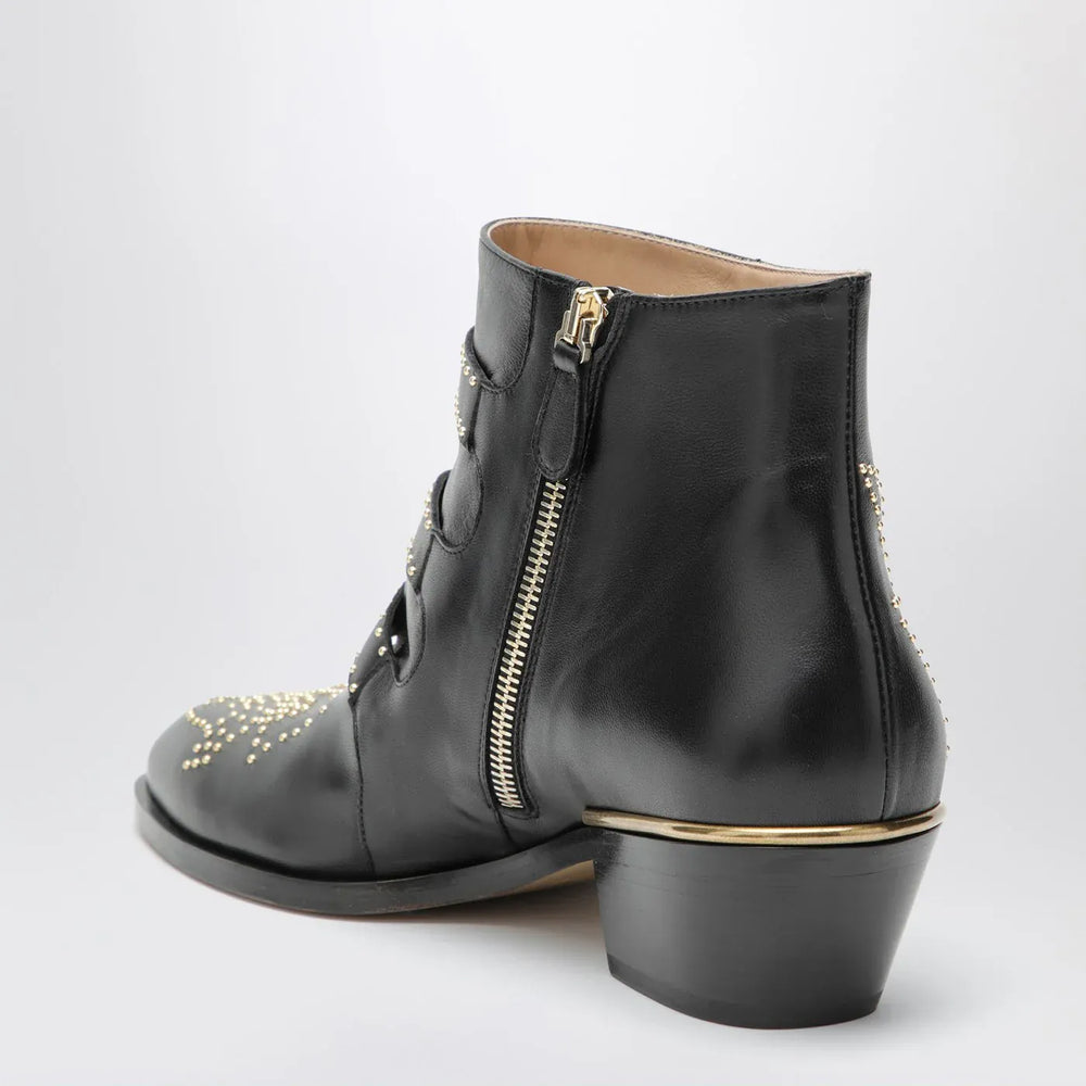 Chloé - Susanna ankle boots in black with studs Brand Apparel & Accessories > Shoes