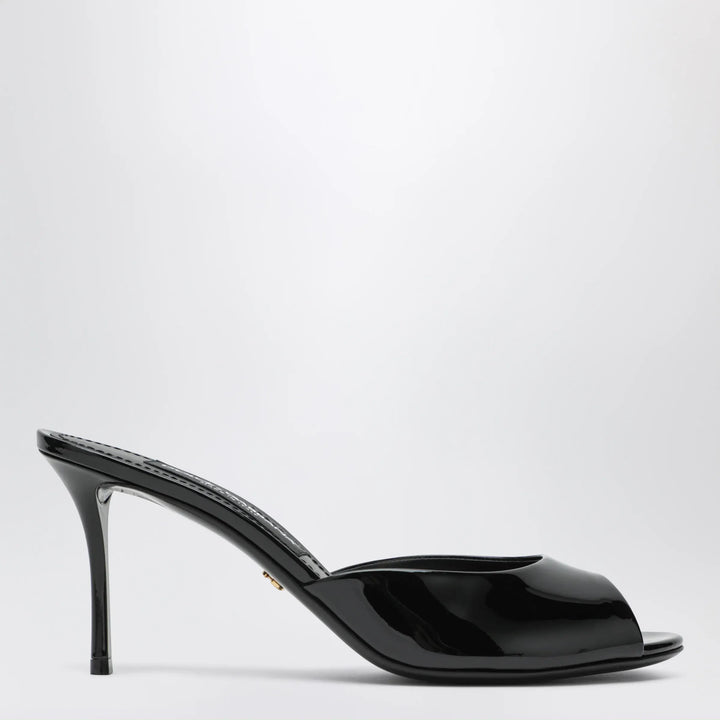 Dolce&amp;Gabbana - Black Keira patent mules Brand Apparel &amp; Accessories > Shoes 36 IT