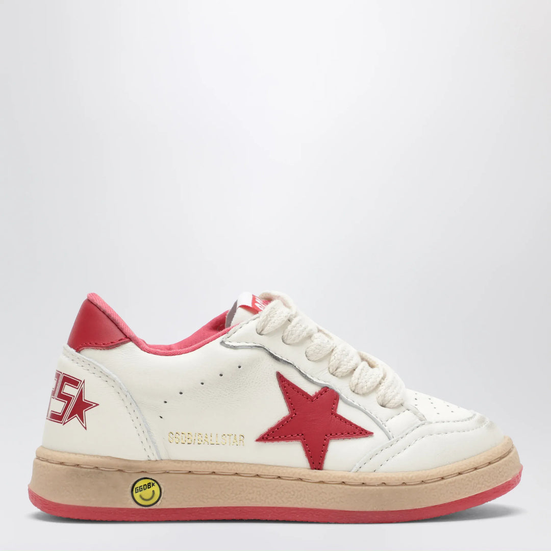 Golden Goose - Ball Star sneakers in white/red Brand Apparel & Accessories > Shoes 28