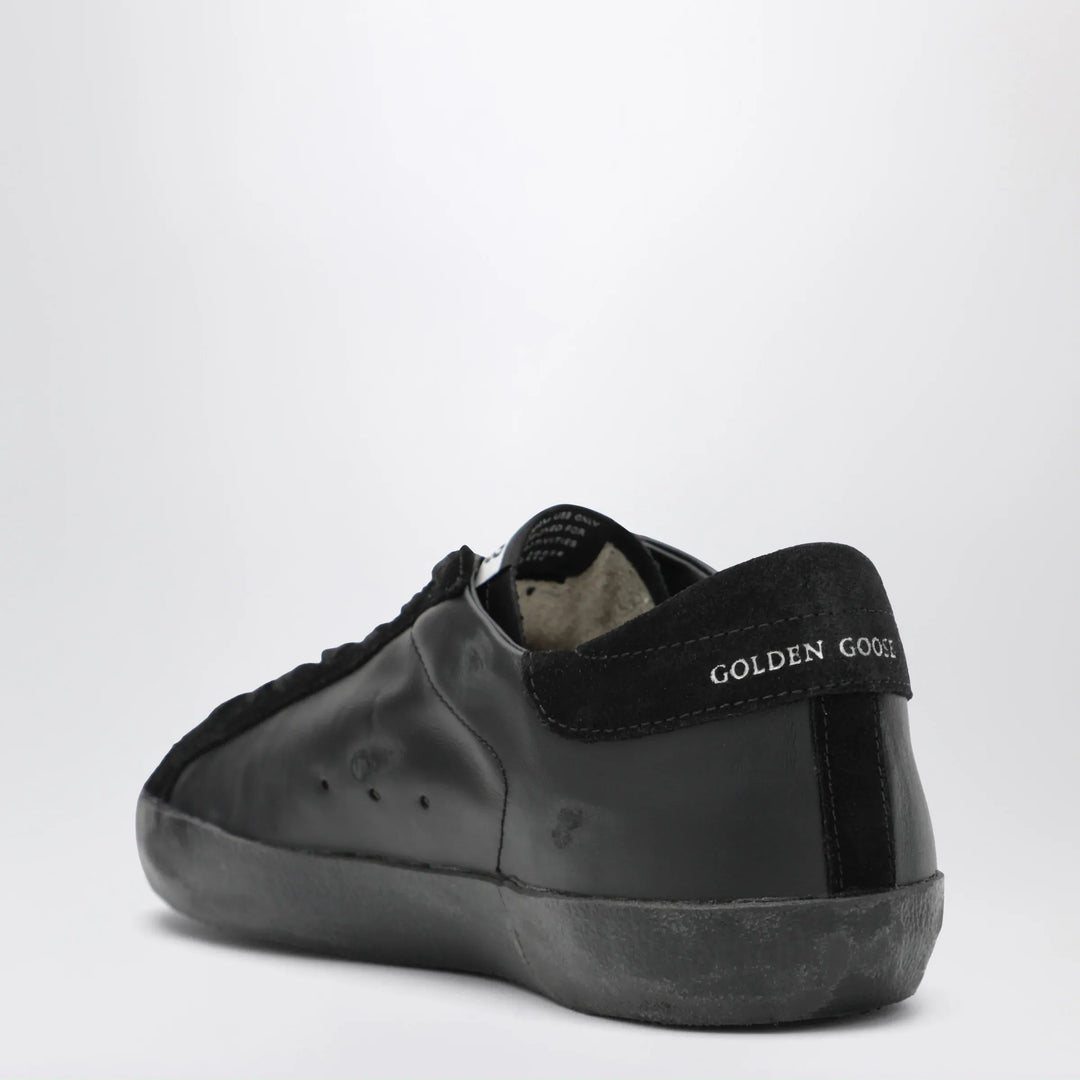Golden Goose - Black Super-Star sneakers in leather and suede Brand Apparel &amp; Accessories > Shoes 44 IT