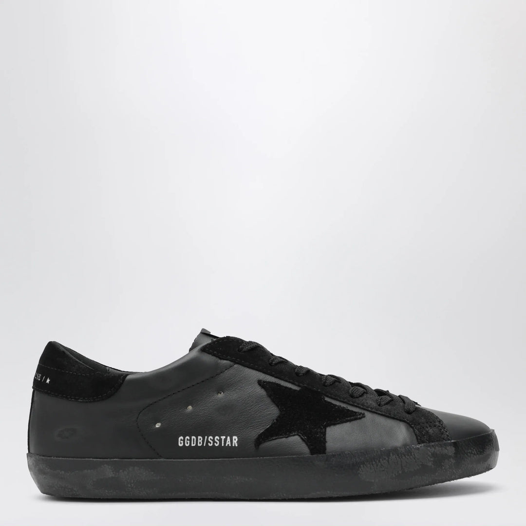 Golden Goose - Black Super-Star sneakers in leather and suede Brand Apparel &amp; Accessories > Shoes 44 IT