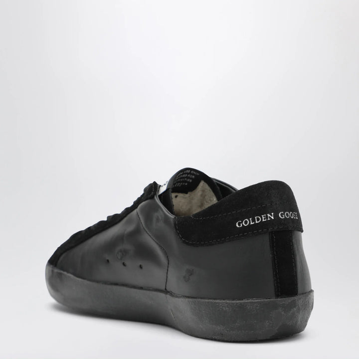 Golden Goose - Black Super-Star sneakers in leather and suede Brand Apparel &amp; Accessories > Shoes 44 IT