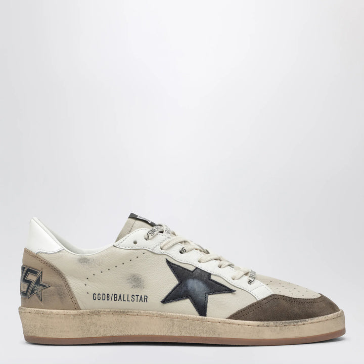 Golden Goose - Cream/white/marble/blue Ball Star sneakers Brand Apparel &amp; Accessories > Shoes