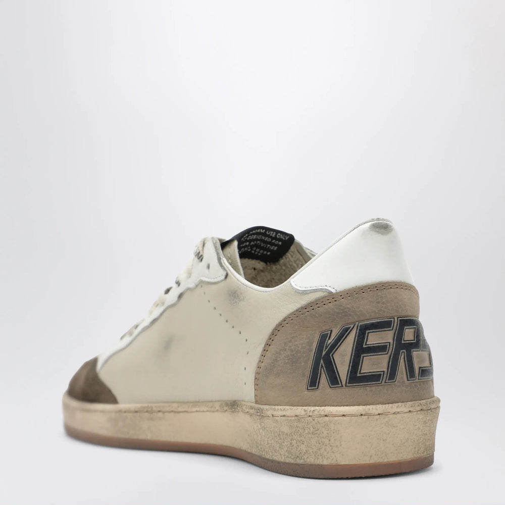 Golden Goose - Cream/white/marble/blue Ball Star sneakers Brand Apparel & Accessories > Shoes