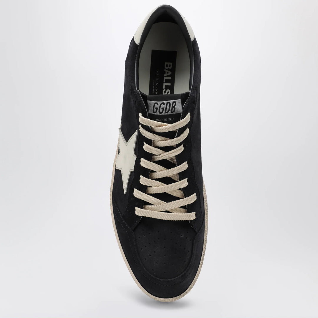 Golden Goose - Dark blue/white Ball Star sneakers in suede and leather Brand Apparel &amp; Accessories > Shoes