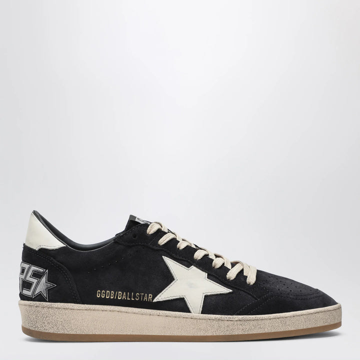 Golden Goose - Dark blue/white Ball Star sneakers in suede and leather Brand Apparel &amp; Accessories > Shoes 40 IT