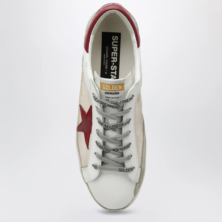 Golden Goose - Golden Goose Super-Star sneakers in beige/white/red Brand Apparel &amp; Accessories > Shoes