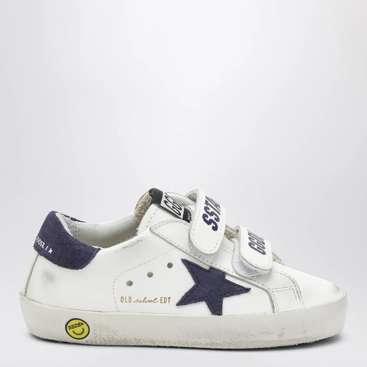 Golden Goose - Old School sneakers in white/blue leather Brand Apparel &amp; Accessories > Shoes 19