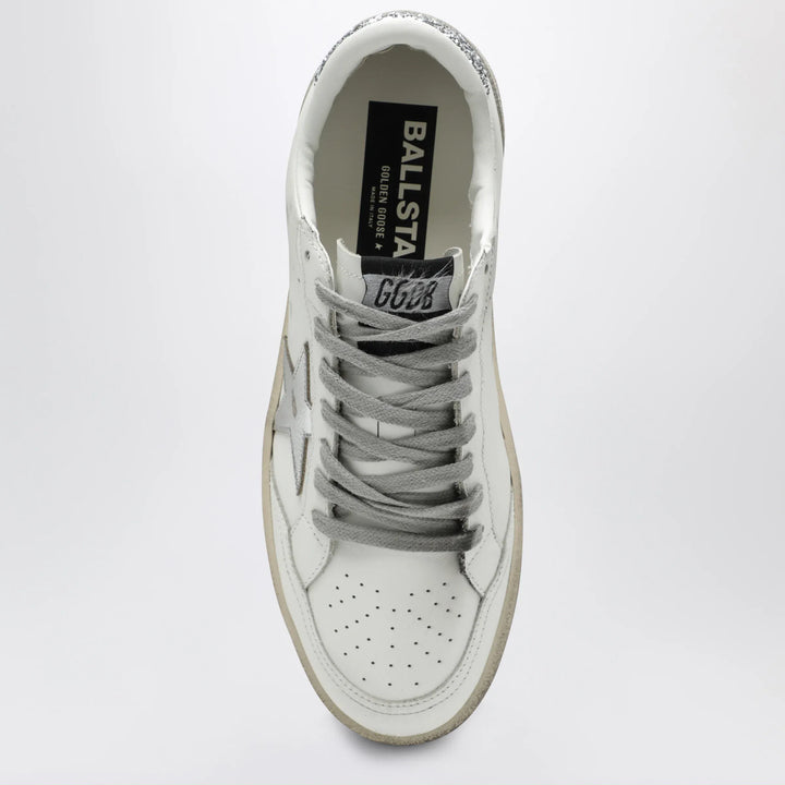 Golden Goose - White/silver/platinum glitter Ball Star sneakers Brand Apparel &amp; Accessories > Shoes
