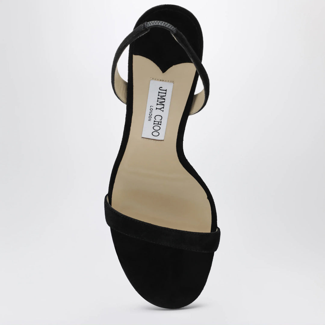 Jimmy Choo - Jenn 100 black suede sandals Brand Apparel &amp; Accessories > Shoes
