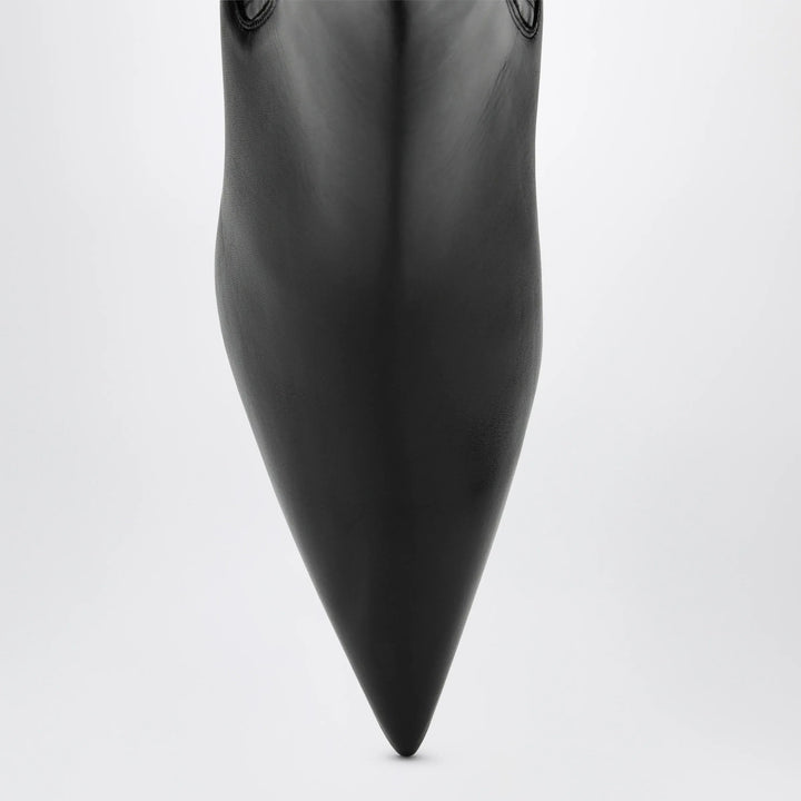 The Attico - Cheope wedge-heel ankle boots in black calfskin Brand Apparel &amp; Accessories > Shoes