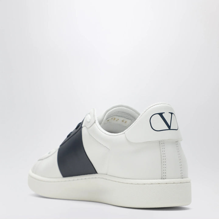 Valentino Garavani - Open Royco nappa leather sneakers in white/navy Brand Apparel &amp; Accessories > Shoes
