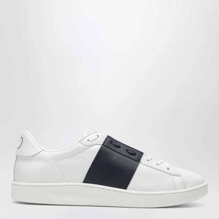 Valentino Garavani - Open Royco nappa leather sneakers in white/navy Brand Apparel &amp; Accessories > Shoes 39 IT