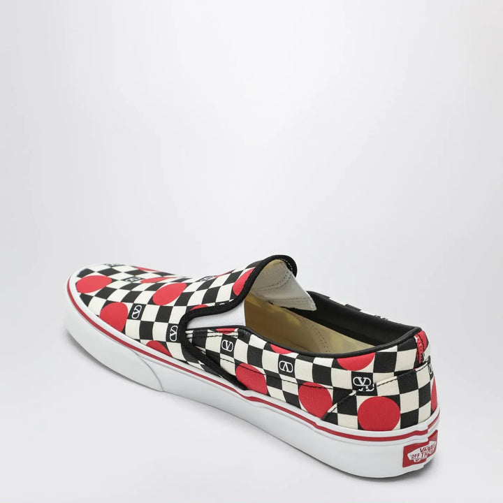 Valentino Garavani X Vans - Slip-On Sneakers black/red with VLogo Checkerboard print and polka-dot detail Brand Apparel &amp; Accessories > Shoes 37 IT