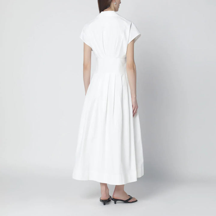 SIMKHAI - Farlow white midi dress Brand Apparel &amp; Accessories