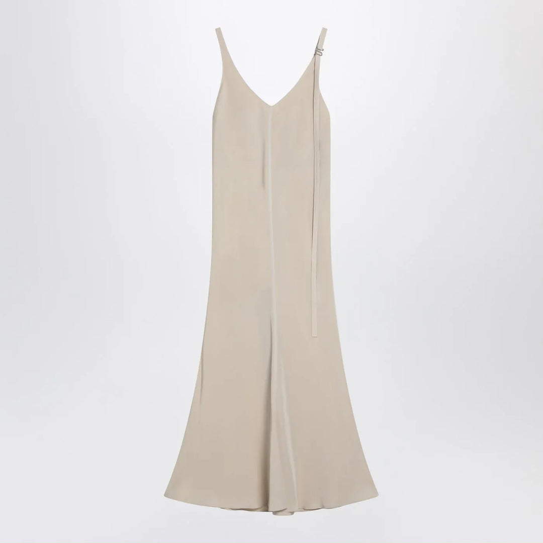 Sportmax - Ivory dress with adjustable strap Brand Apparel &amp; Accessories 42  IT