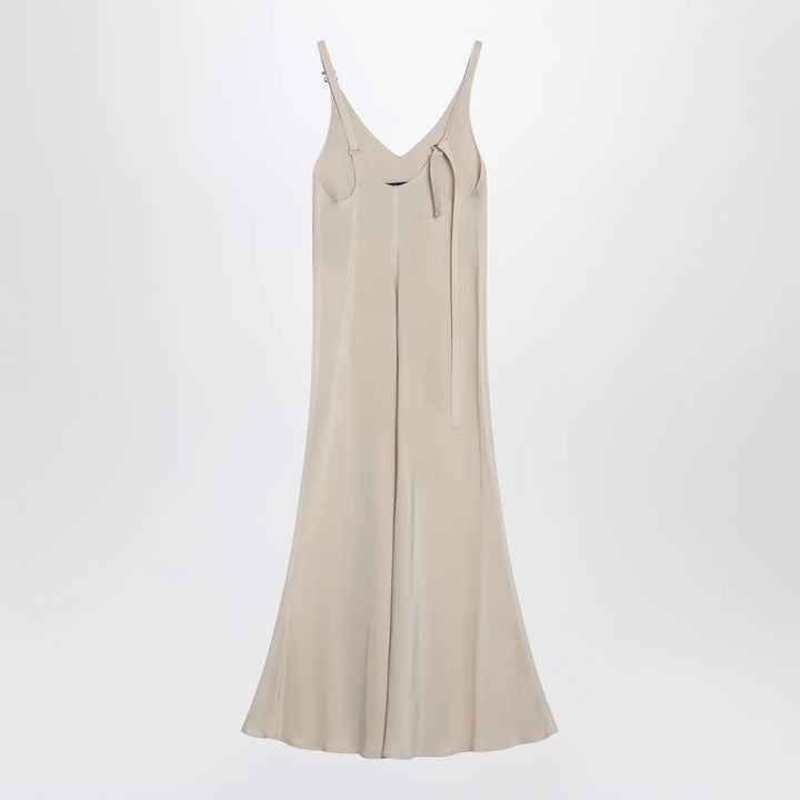 Sportmax - Ivory dress with adjustable strap Brand Apparel &amp; Accessories 42  IT