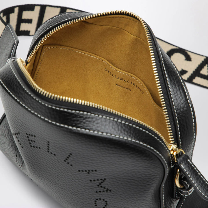 Stella McCartney - Black Camera Bag With Perforated Logo Brand Apparel &amp; Accessories TU