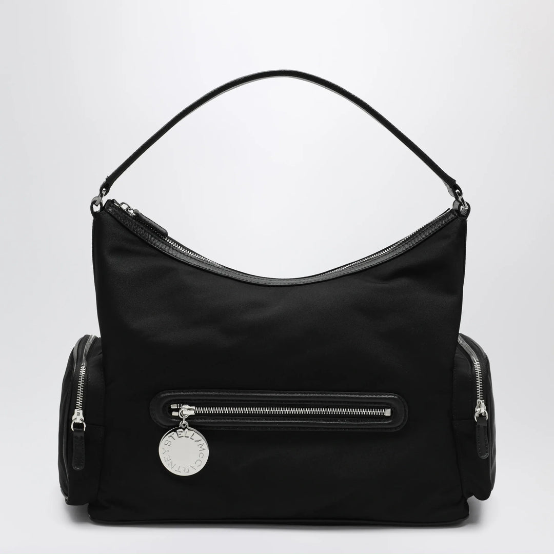 Stella McCartney - Dartmoor shoulder bag in ECONYL, ultra black Brand Apparel &amp; Accessories U