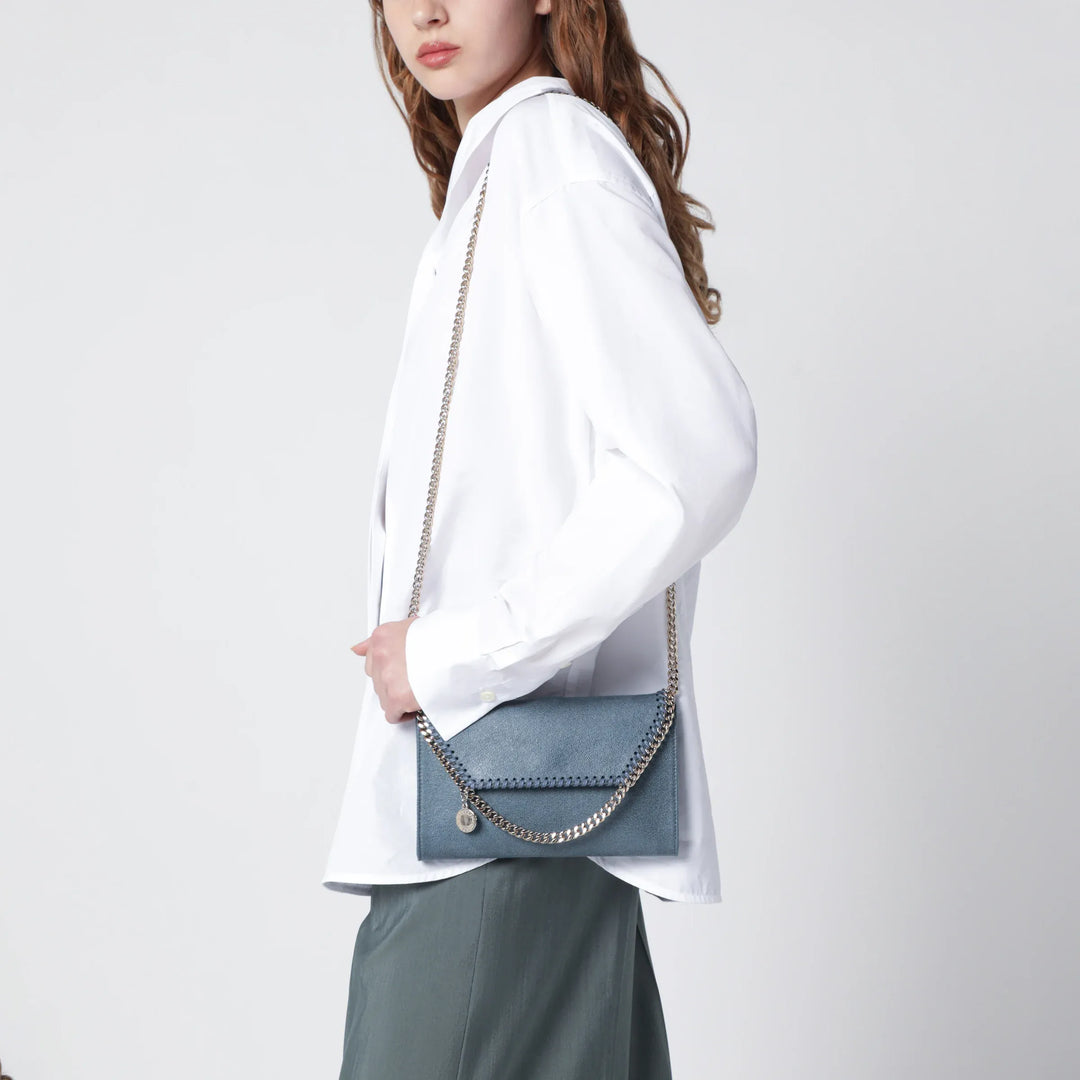 Stella McCartney - Light blue Falabella shoulder wallet bag Brand Apparel &amp; Accessories TU