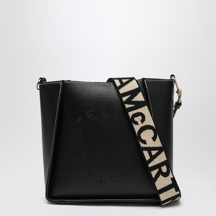 Apparel &amp; Accessories TU Stella McCartney - Square black crossbody bag with logo Brand