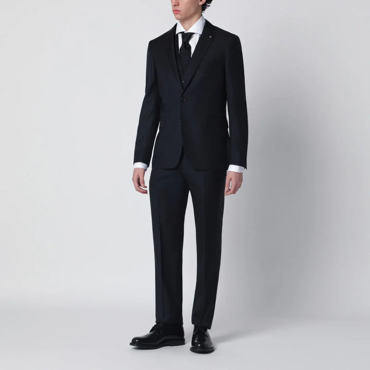 Tagliatore - Single-breasted navy blue wool suit Brand Apparel &amp; Accessories 48 IT