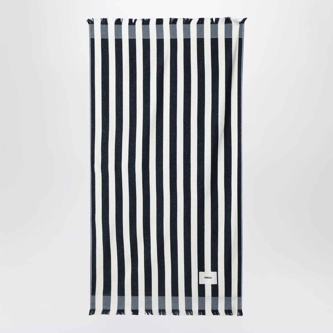 Tekla - Navy blue/white striped beach towel Brand Apparel &amp; Accessories TU