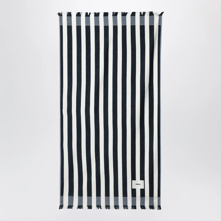 Tekla - Navy blue/white striped beach towel Brand Apparel &amp; Accessories TU