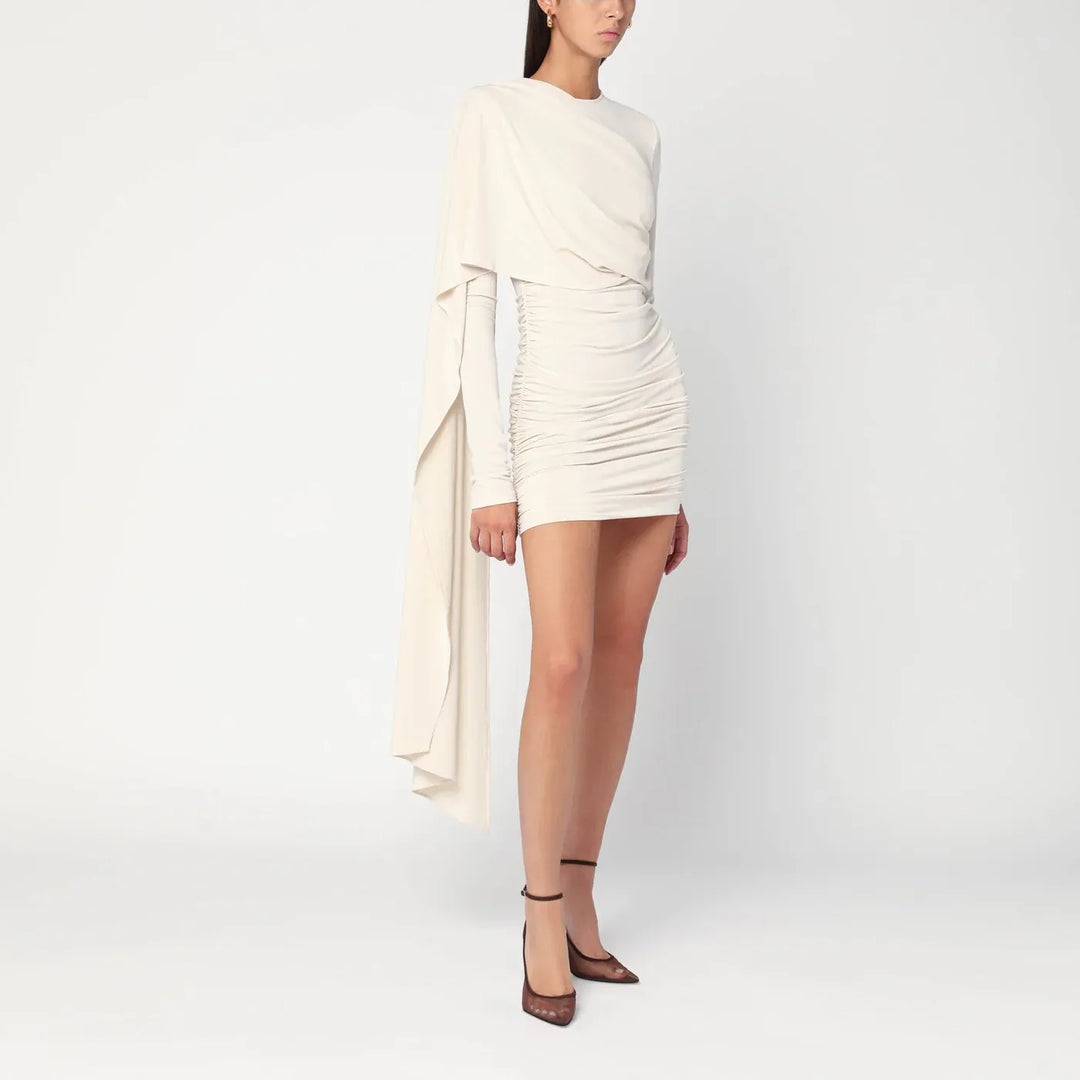 THE ANDAMANE - Xenia ivory mini dress Brand Apparel &amp; Accessories 40  IT