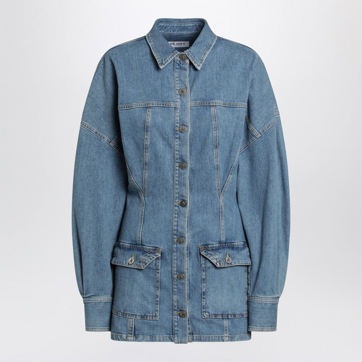 Apparel &amp; Accessories 42  IT The Attico - Light blue denim mini dress Brand