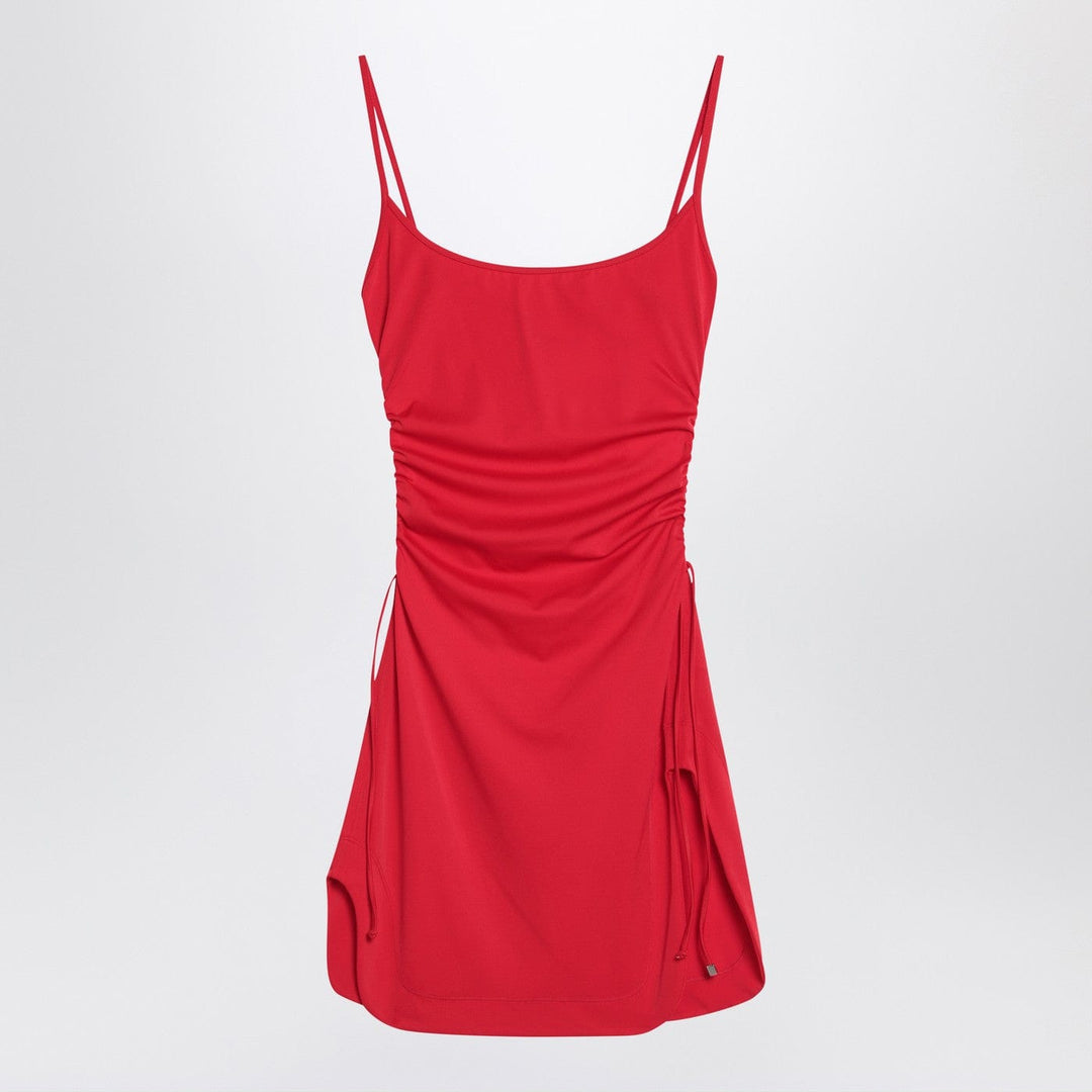 Apparel &amp; Accessories 42  IT The Attico - Red beach cover-up in stretch fabric Brand