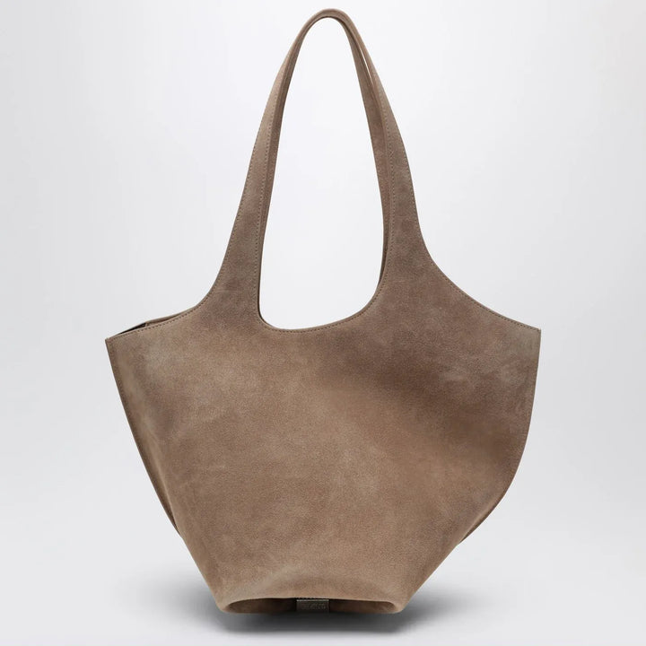 The Attico - Tobacco-coloured suede La Scoop medium bag Brand Apparel &amp; Accessories TU